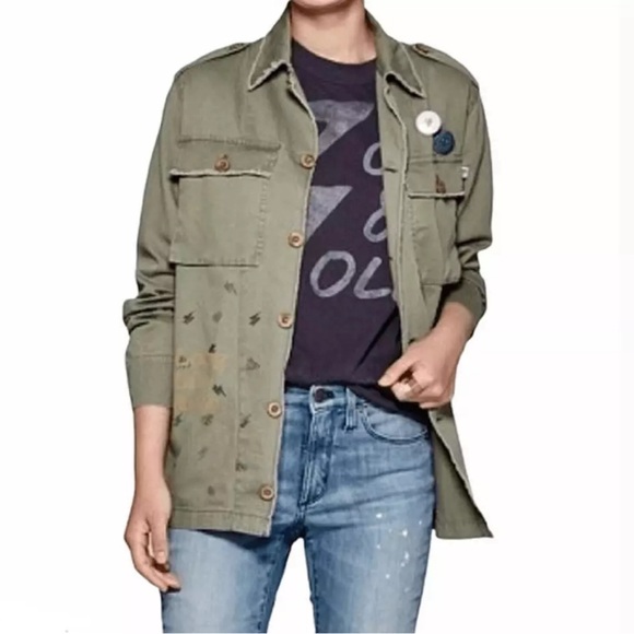 Junk Food Clothing Jackets & Blazers - Junk Food I'm With The Band Military Jacket
